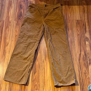 H&M Women's Corduroy Pants — Caramel Brown
